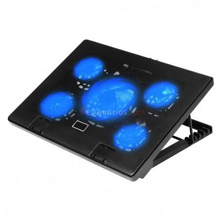 CoolBox - COO-NCP17-5BL 17 2000RPM Negro almohadilla fría