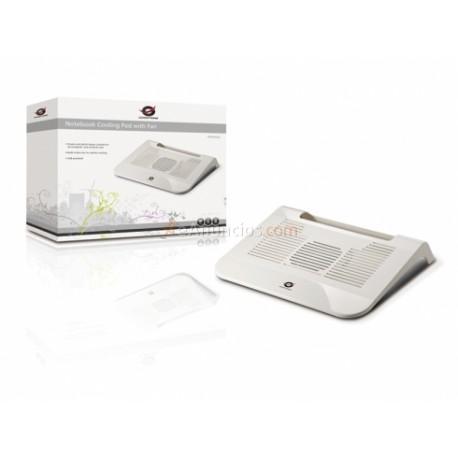 Conceptronic - CNBCOOLPAD 17 Blanco almohadilla fría
