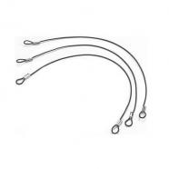 Zebra - Elastic Tether (3 pack) Negro