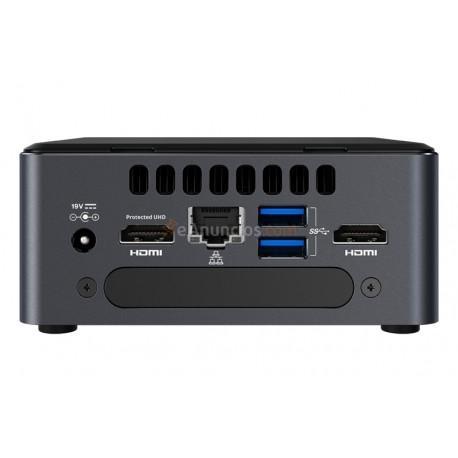 Intel - NUC BLKNUC7I3DNH2E PCestación de trabajo barebone i3-7100U 2,40 GHz UCFF Negro BGA 1356