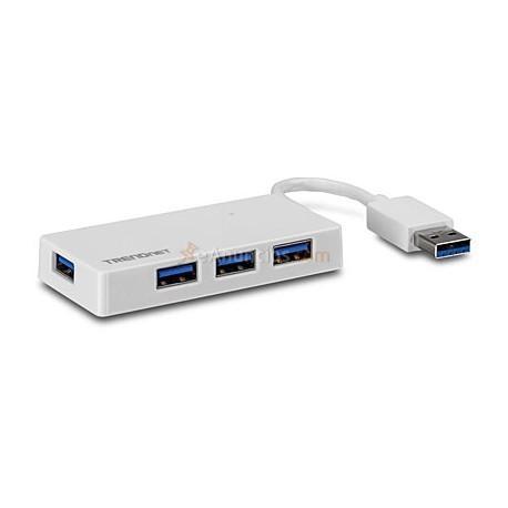 Trendnet - TU3-H4E hub de interfaz 5000 Mbits Blanco