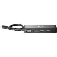 HP - USB-C Travel HUB USB 3.0 (3.1 Gen 1) Type-C Negro
