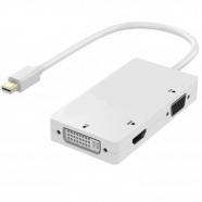 Ewent - EW-140512-001-B-P hub de interfaz Mini DisplayPort Blanco