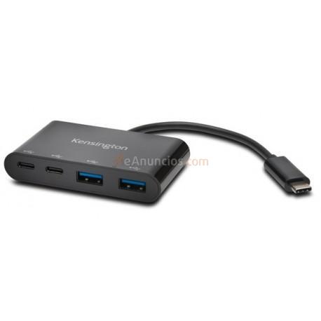 Kensington - K39124EU nodo concentrador USB 3.0 (3.1 Gen 1) Type-C 5000 Mbits Negro