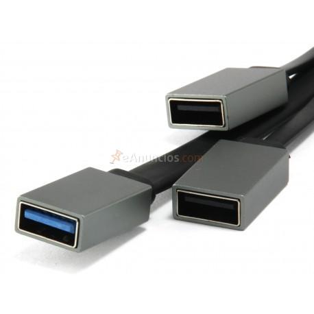 Conceptronic - HUBBIES01G USB 3.1 (3.1 Gen 2) Type-C 5000 Mbits Gris