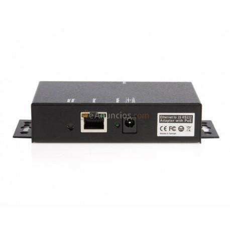 StarTech.com - Servidor de Dispositivos Serie de 1 Puerto RS232 con Power over Ethernet PoE - Conversor Serial a Re