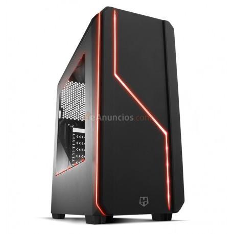 NOX - NXHUMMERMCB carcasa de ordenador Midi-Tower Negro