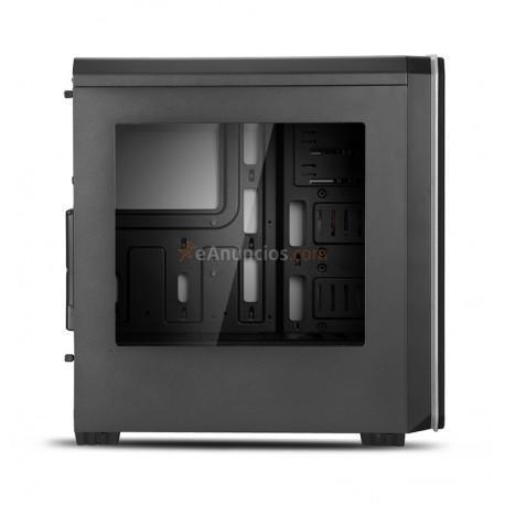 NOX - NXHUMMERMCB carcasa de ordenador Midi-Tower Negro