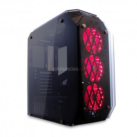 TALIUS - caja Atx gaming Kraken tornado RGB cristal templado USB 3.0
