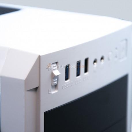 TALIUS - caja Atx gaming Vorttex USB 3.0 sin fuente white
