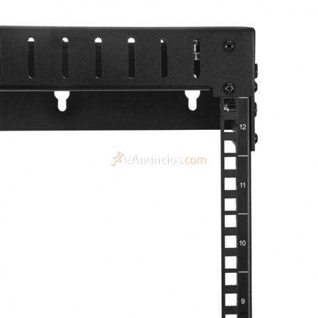 StarTech.com - Armario Rack de Servidores de Marco Abierto 12U para Montaje en Pared - Profundidad Ajustable de 12