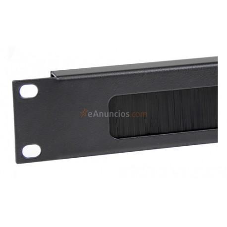 StarTech.com - Panel Pasacables con Cepillo para Armario Rack de Servidores 1U - Organizador de Cableado de Peine