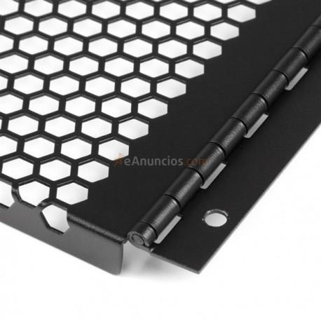 StarTech.com - Panel Ciego Ventilado 4U con Bisagra - Panel de Relleno para Rack