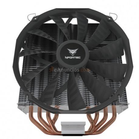 Nfortec - Vela KX - Disipador CPU, Color Negro