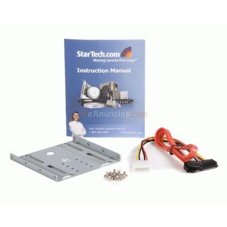 StarTech.com - Juego Kit Adaptador Bandeja de Montaje Unidad de Disco Duro SATA de 2,5in Pulgadas a 3,5