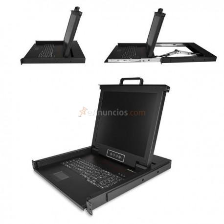 StarTech.com - RKCONS1701 consola de rack 43,2 cm (17) 1280 x 1024 Pixeles Acero 1U
