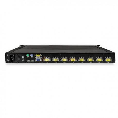 StarTech.com - RKCONS1708K consola de rack 43,2 cm (17) 1280 x 1024 Pixeles Acero Negro 1U