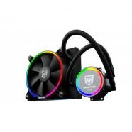 Nfortec - Refrigeración líquida RGB Andromeda 120 (Incluye Ventilador RGB Compatible) con 70.000 Horas de Funcionam