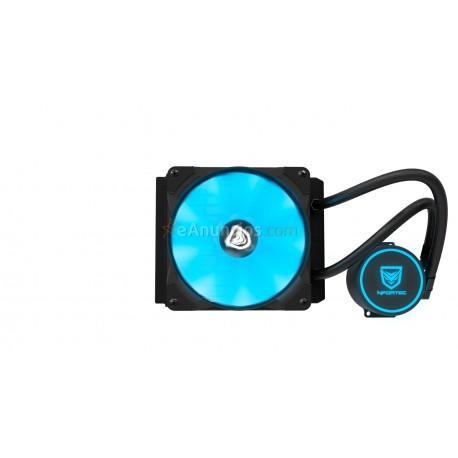 Nfortec - Hydrus V2 Refrigeración Líquida 120mm con Ventilador LED Red de 120mm (Compatible con AMD e Intel) - Colo