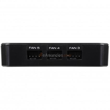 Aerocool - P7-H1 7channels Negro controlador de velocidad de ventilador