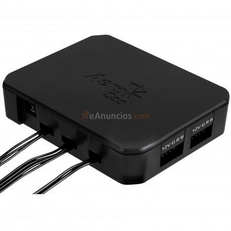 Aerocool - P7-H1 7channels Negro controlador de velocidad de ventilador