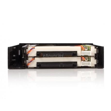 StarTech.com - Rack Móvil Backplane de 2 Discos Duros HDD SATA 2,5 Pulgadas sin Bandeja Bahía 3,5