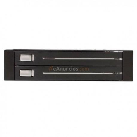 StarTech.com - Rack Móvil Backplane de 2 Discos Duros HDD SATA 2,5 Pulgadas sin Bandeja Bahía 3,5