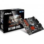 Asrock - H110M-DVS R3.0 LGA 1151 (Socket H4) Intel H110 Micro ATX