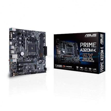 ASUS - MB PRIME A320M-K Socket AM4 AMD A320 Micro ATX