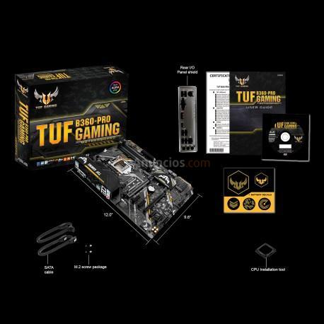 ASUS - TUF B360-PRO GAMING placa base LGA 1151 (Zócalo H4) ATX Intel B360