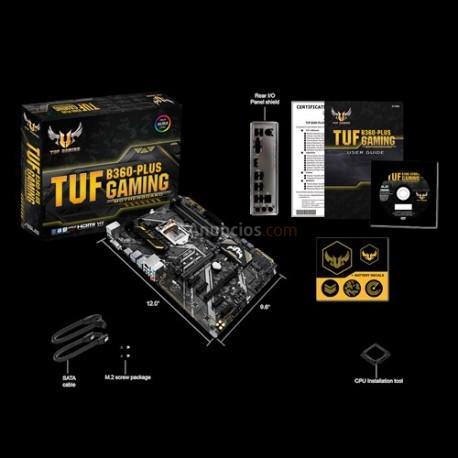 ASUS - TUF B360-PLUS GAMING placa base LGA 1151 (Zócalo H4) ATX Intel B360
