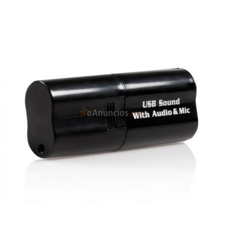 StarTech.com - Tarjeta de Sonido Estéreo USB Externa Adaptador Conversor - Negro