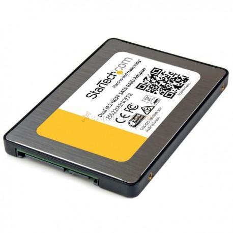 StarTech.com - Adaptador Doble M.2 NGFF a SATA con RAID