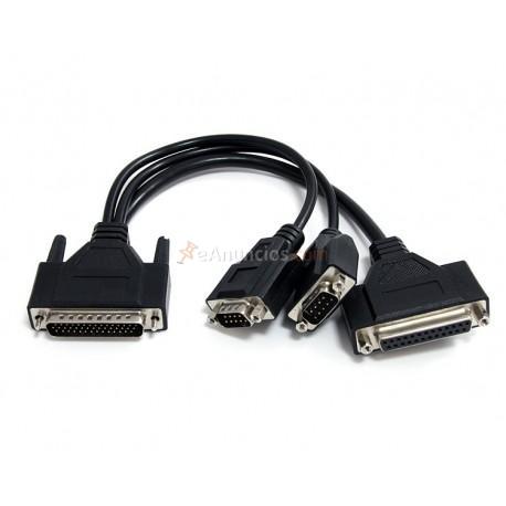StarTech.com - Tarjeta Adaptadora PCI Express PCIe 2 Puertos Serie 1 Paralelo con Cable Multiconector RS232 Serial