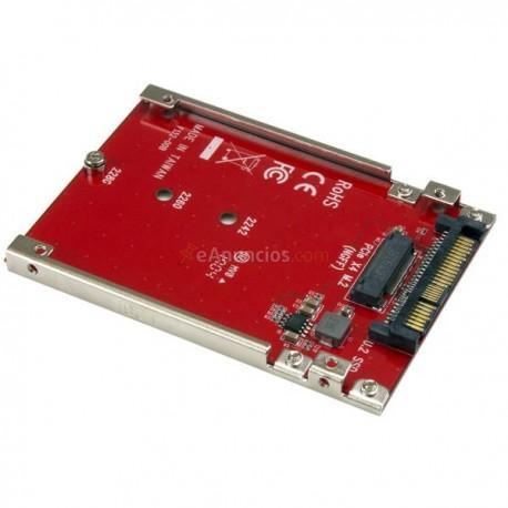 StarTech.com - Tarjeta Adaptador PCI Express M.2 a U.2 SFF8639 para SSD NVMe M.2 - Conversor para SSD M.2 - Tarjeta