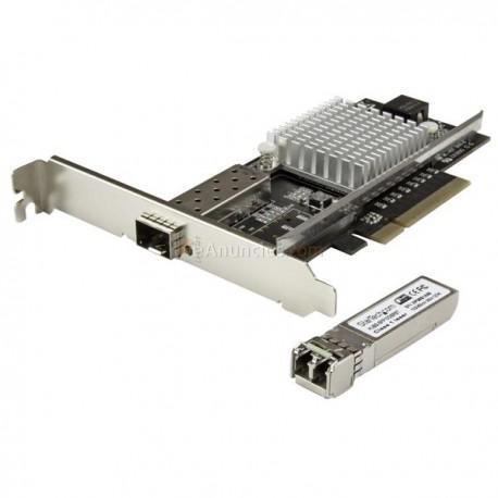 StarTech.com - Tarjeta PCI Express de Red con 1 Puerto de 10Gb SFP+ - Fibra Óptica con Chip Intel