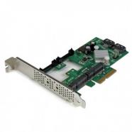 StarTech.com - Tarjeta Controladora SATA III RAID PCI Express 2.0 con 2 Ranuras mSATA Emparejamiento HyperDuo para