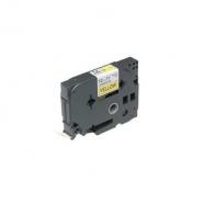 Brother - Gloss Laminated Labelling Tape - 12mm, BlackYellow TZ cinta para impresora de etiquetas