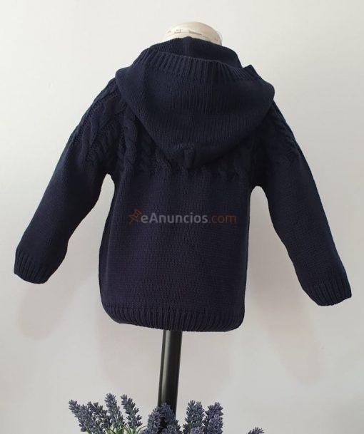 A jersey punto capucha 266 sardon r120277 azul marino