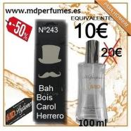 Perfume hombre n243 bah bois carol herrero 100ml 10€