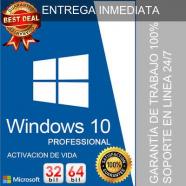 Licencia Windows 10 Pro 3264 BIT KEY