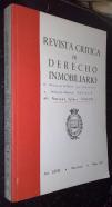Revista crítica de derecho inmobiliario. Año LXVIII. Mayo - Junio. N 610