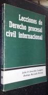 Lecciones de derecho procesal civil internacional