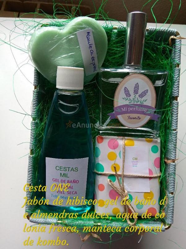 Cestas de cosmetica natural y artesanal