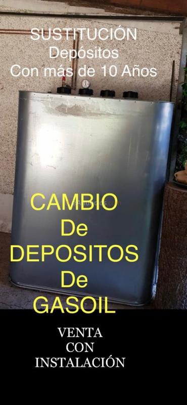 Renovación de  calderas de gasoil depósitos y chimeneas