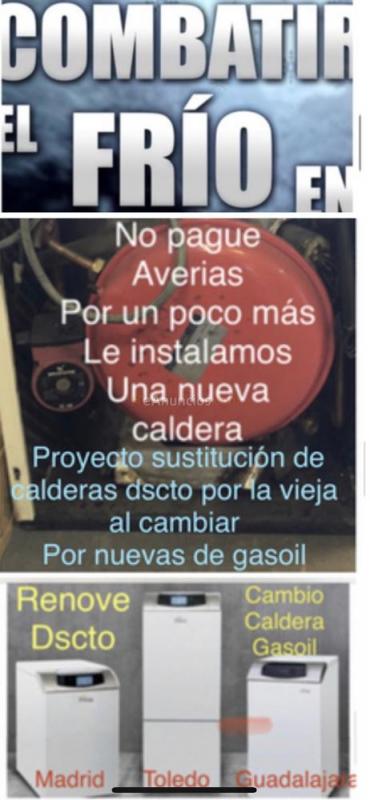 Renovación de  calderas de gasoil depósitos y chimeneas