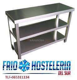 Mesas de trabajo de acero inoxidable