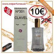 Perfume mujer N301 CLAVEL (UNIFLORALES) 100ML 10€