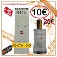 Perfume Mujer Equivalente alta gama N44 ADICTA DIO 100