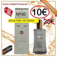 Perfume Mujer Equivalente altas gama N30 AGUA FRIA DE